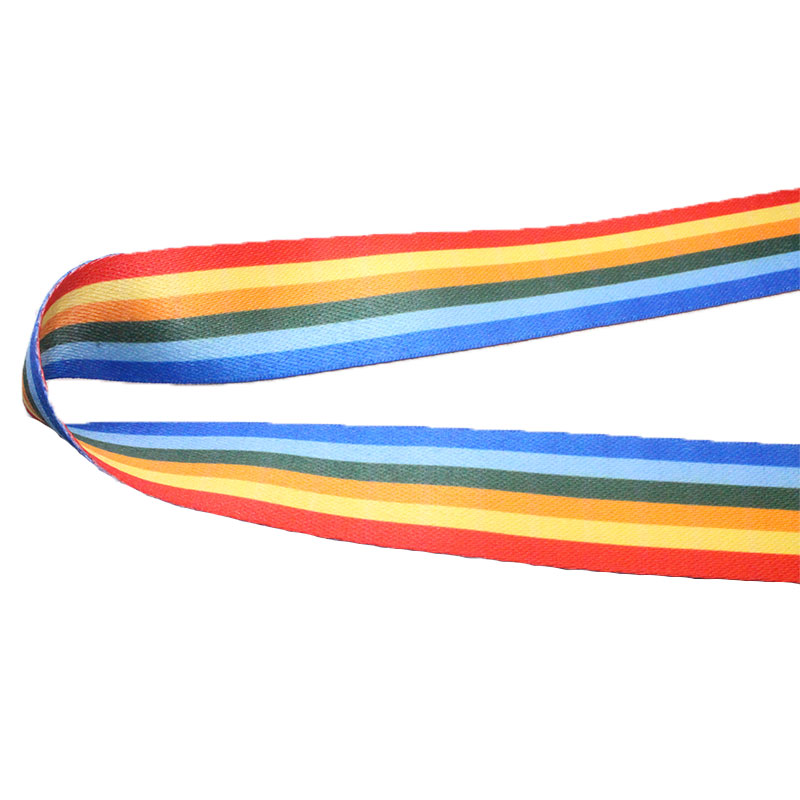 Heat transfer printing polyester cotton ribbon clothing accessories can be customized