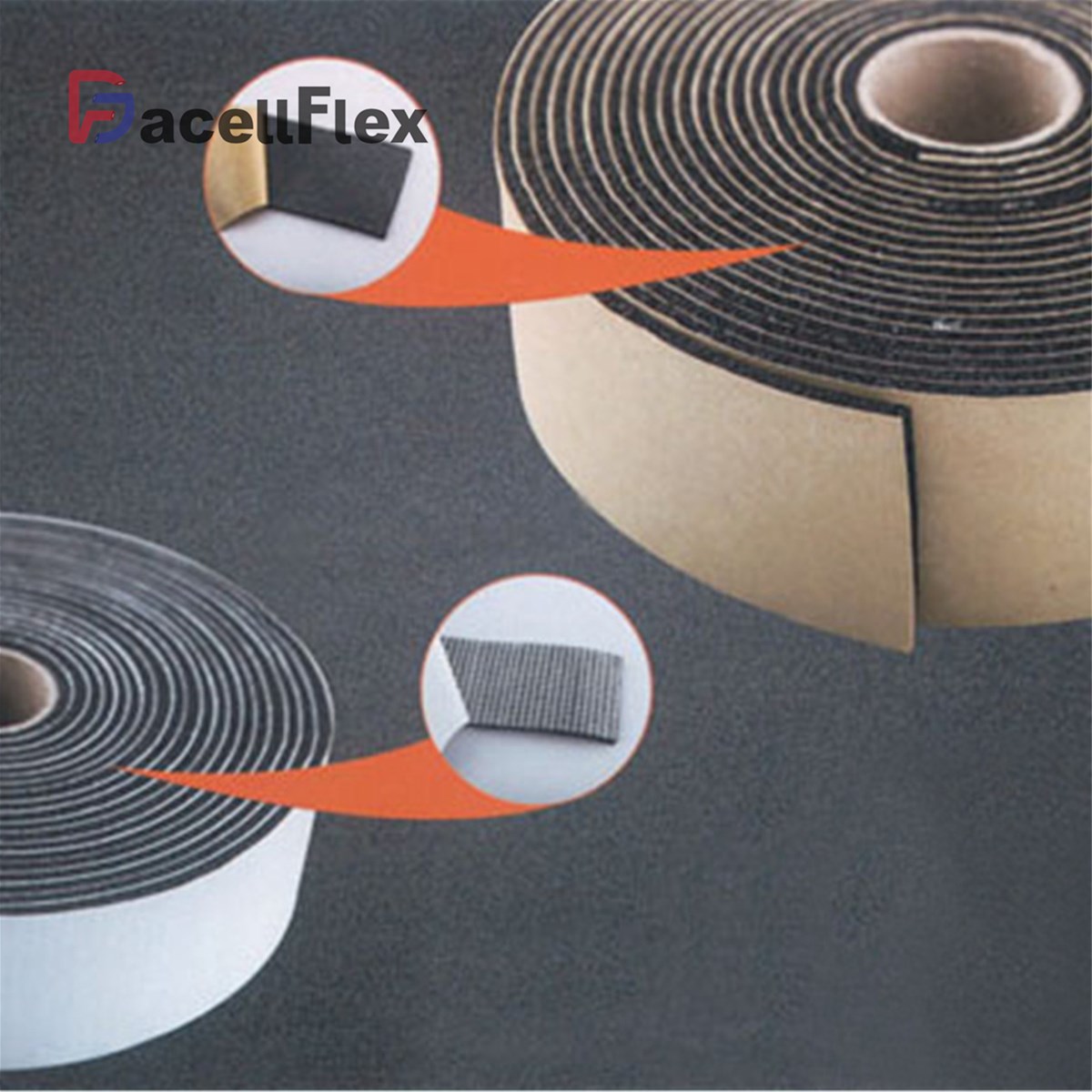 Dacell HVAC Air Condition Hose Tube Sheet Air Condition insulation tape