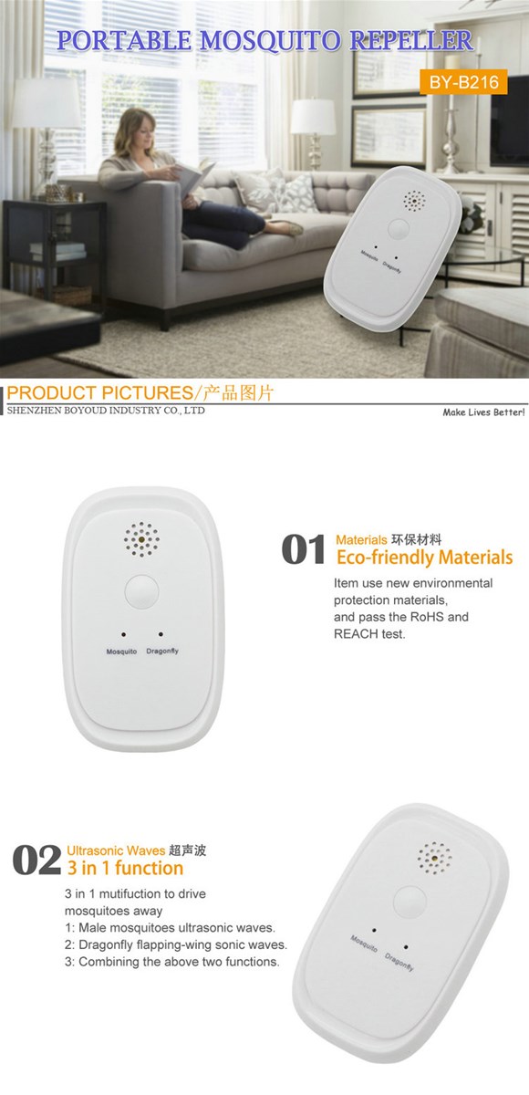 Convenient Battery Powered Multifunctional Ultrasonic Pest Repeller