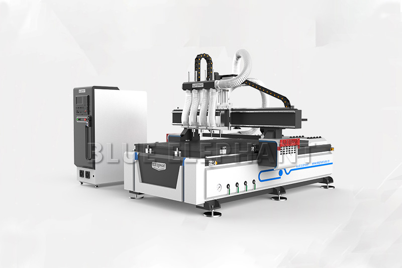 ELECNC1325 Multihead 4 axis CNC Router