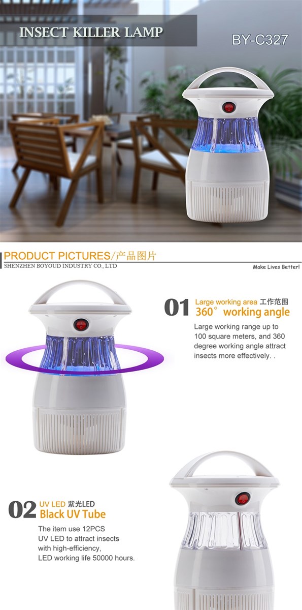 Upgraded Electric Bug Zapper Insect Trap Mosquito Killer Lamp with Fan