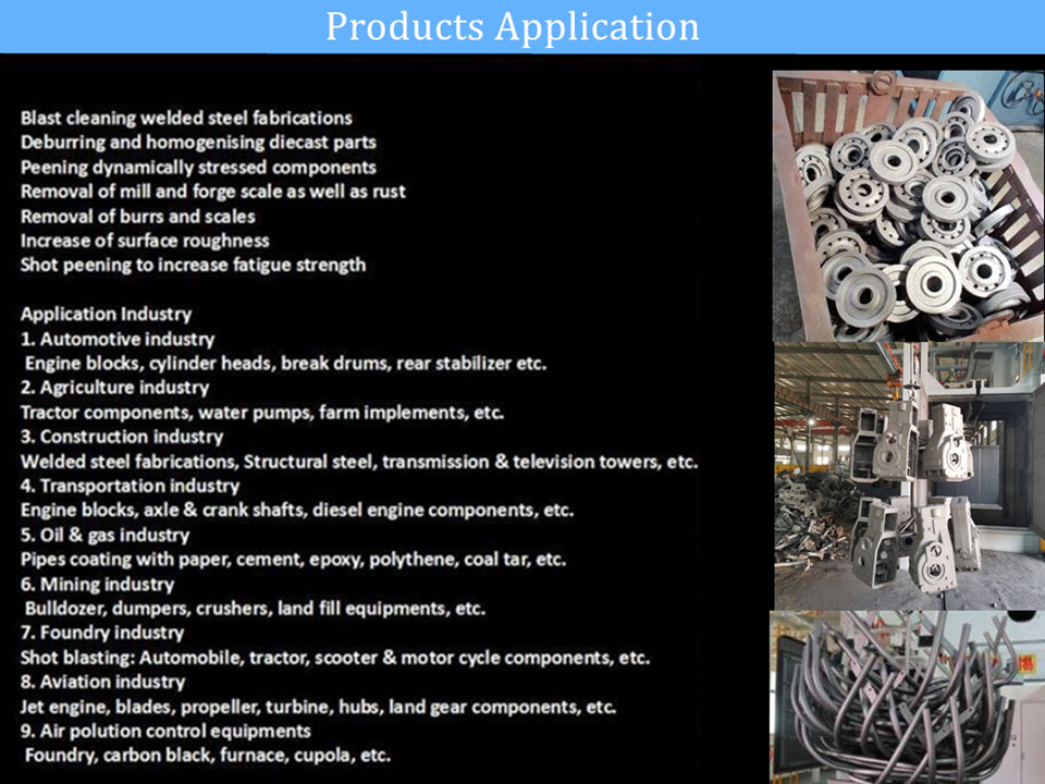 Single Hook Shot Blasting Machine for Metal Surface Cleaning