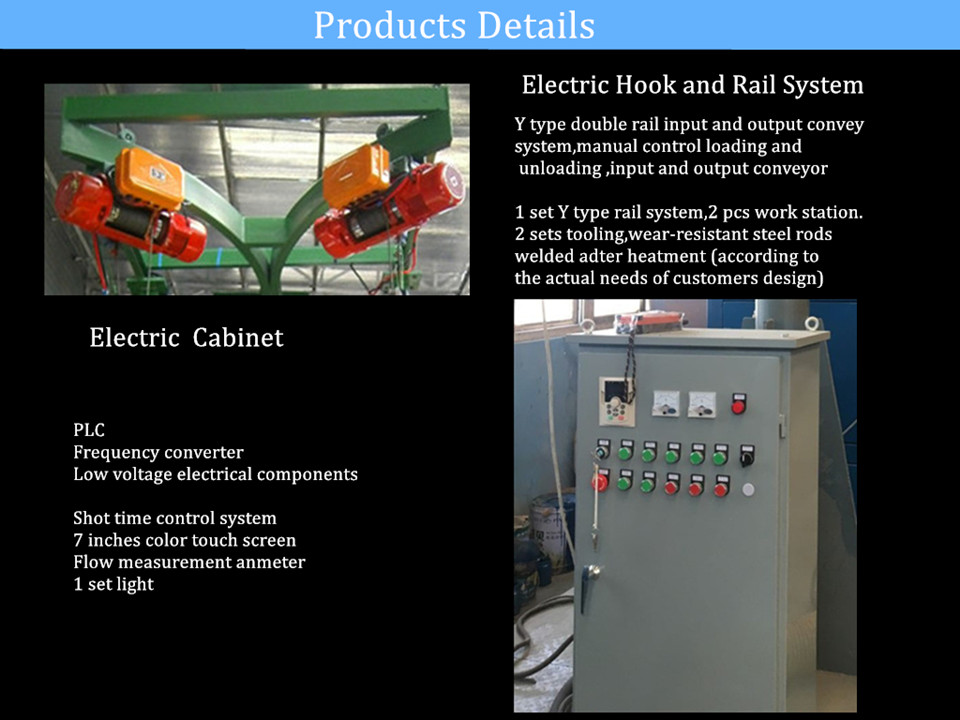 Single Hook Shot Blasting Machine for Metal Surface Cleaning