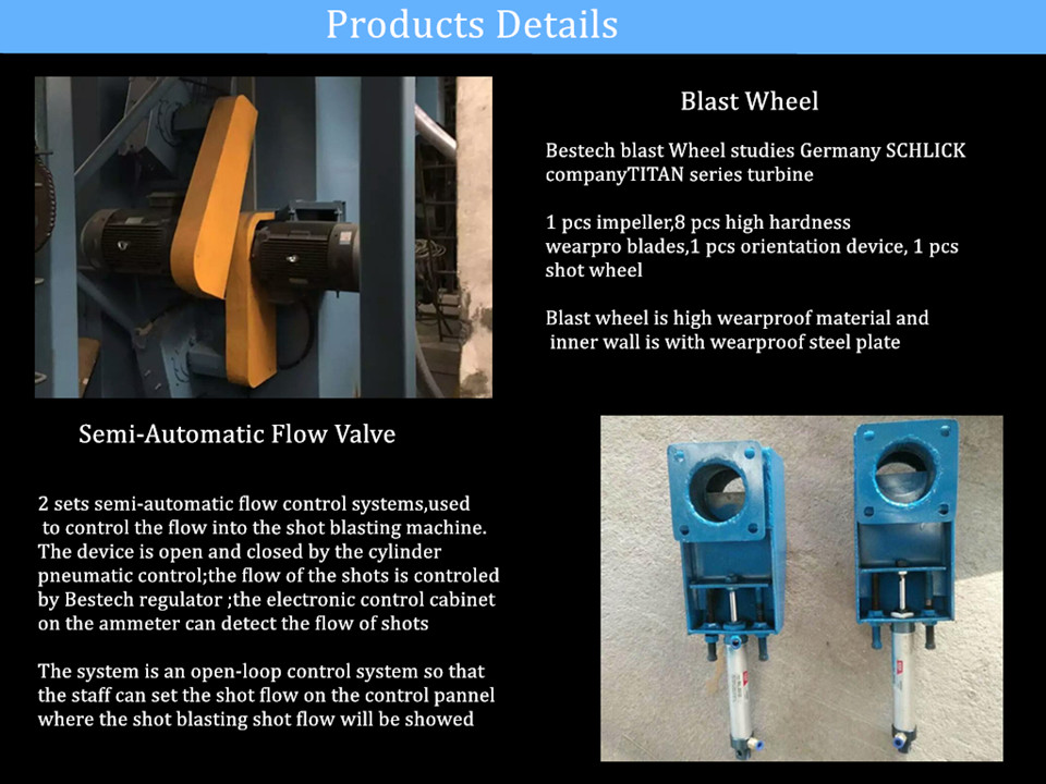 Single Hook Shot Blasting Machine for Metal Surface Cleaning