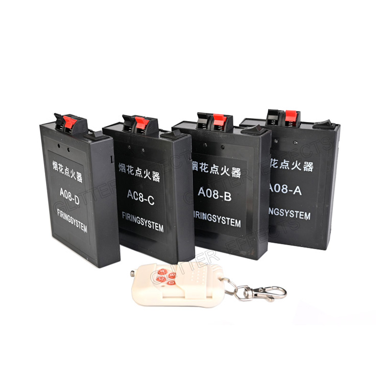 A04 4 channel wireless remote fireworks party decoration firing system