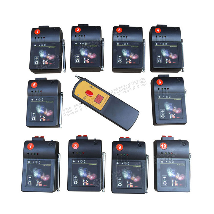 T10 Digital remote control 10 receiver firing system stage special effects pyro machine