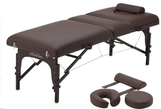 portable massage table3 section wooden massage table