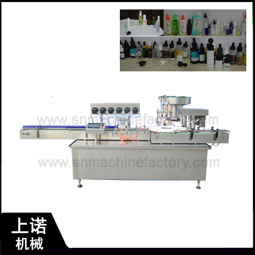 Auto Disinfection Alcohol Spray Bottle Filling & Capping Machine
