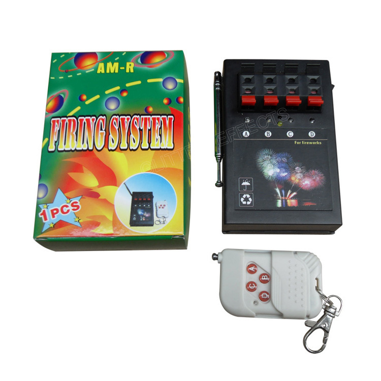 AM04R 4 channel with one receiver fireworks remote control firing system