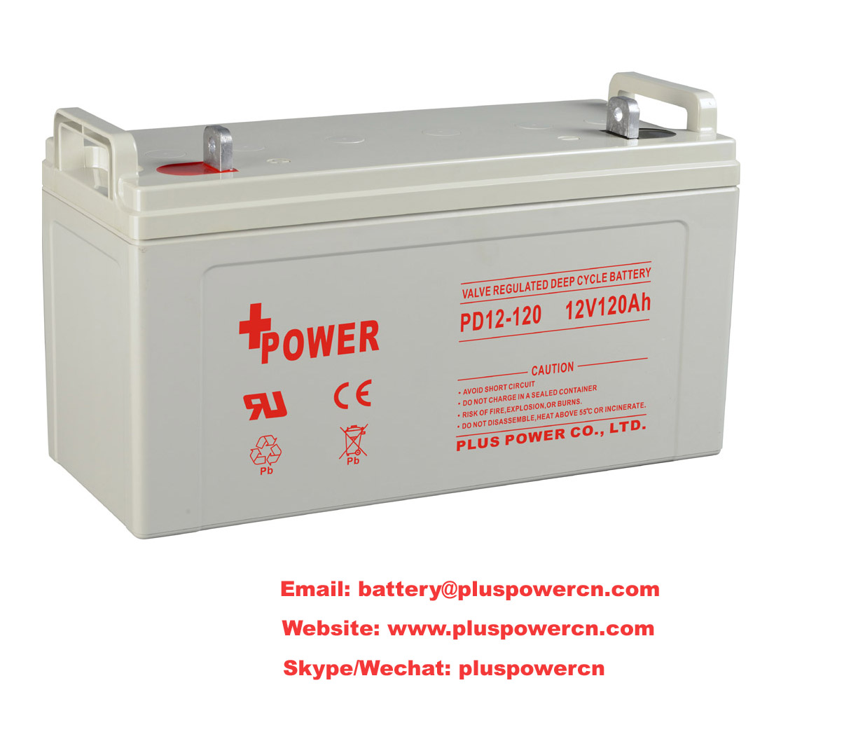 12V120AH UPS Batteries with Sealed Rechargeable
