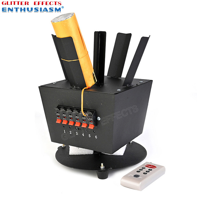 ELT06RY Wireless remote control rotating cold pyro wedding fire machine