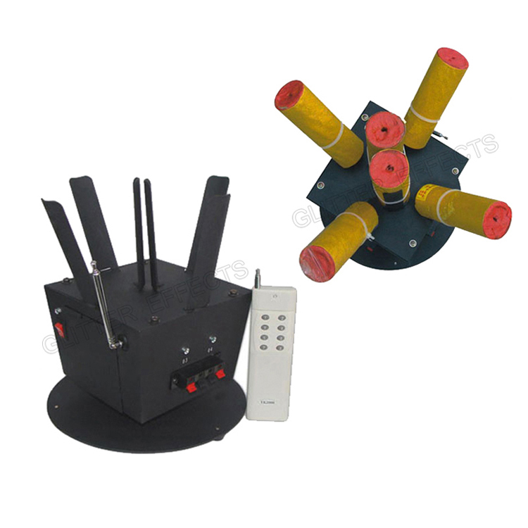 ELT06RY Wireless remote control rotating cold pyro wedding fire machine