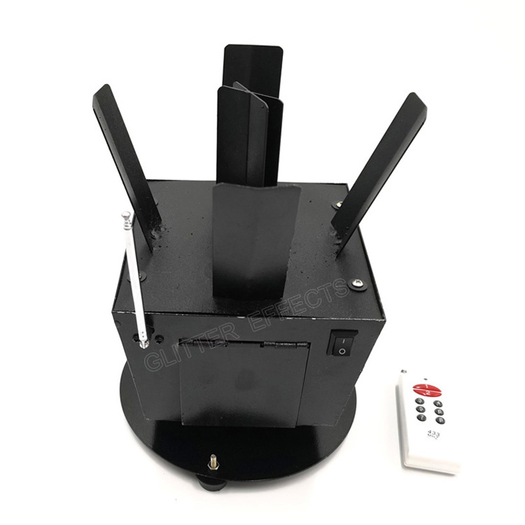 ELT06RY Wireless remote control rotating cold pyro wedding fire machine