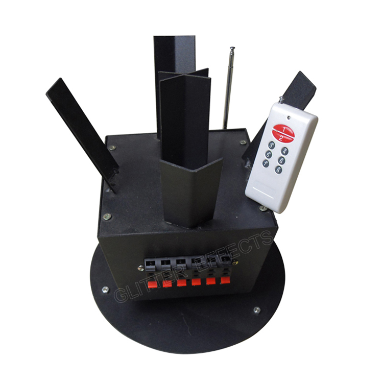 ELT06RY Wireless remote control rotating cold pyro wedding fire machine