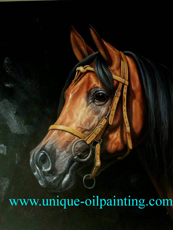 horse oil painting animal oil painting