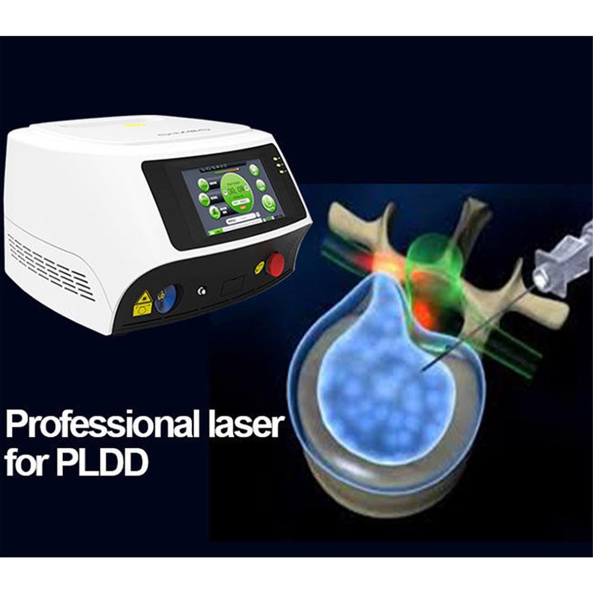Treatment equipment percutaneous laser disc decompression micro disc surgery