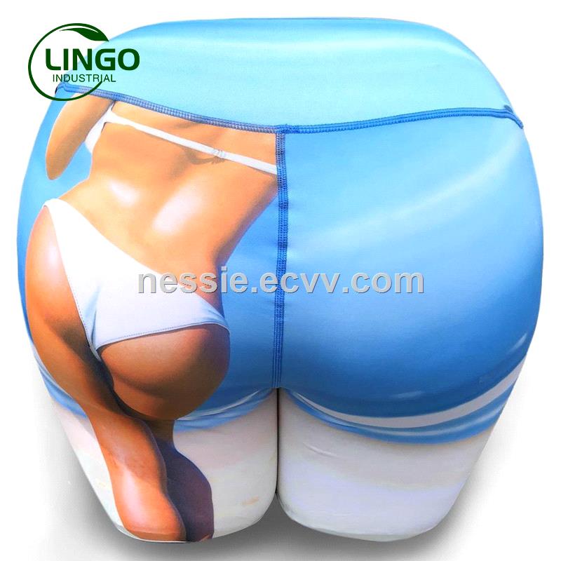 Wholesale soft ergonomic hip shaped butt pillow cushion