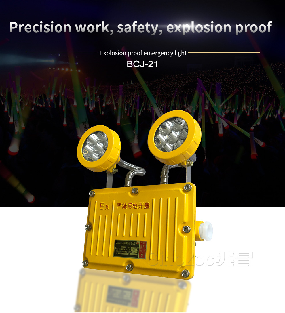 LED explosionproof emergency light for chemical industry