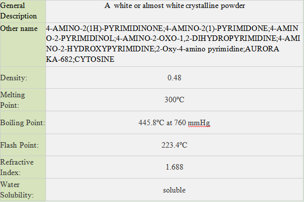 Factory price High Quality Cytosine CAS 71307