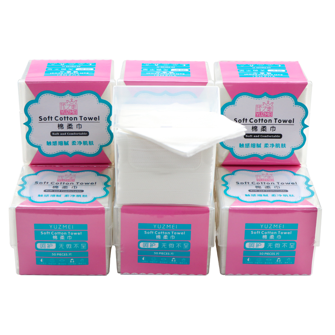 Hotel Disposable Washcloth Wet and Dry Wipe Makeup Remover Face Towel Soft Fine Facial Tissue