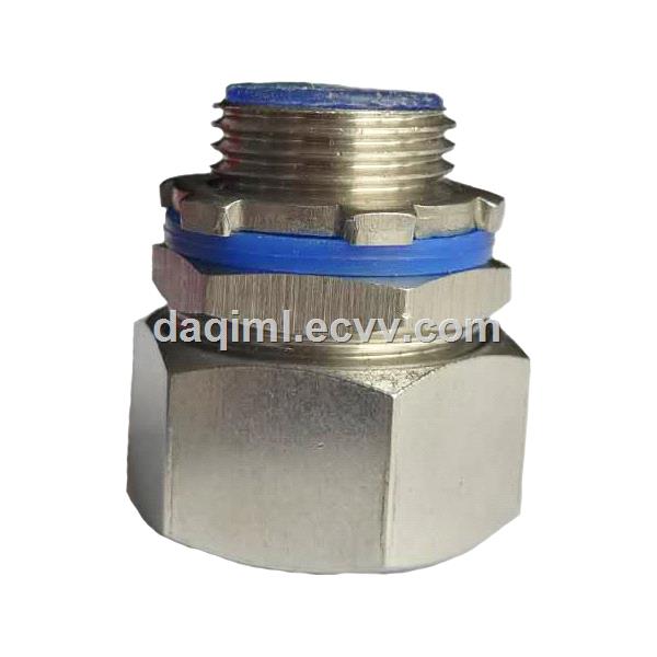 Electrical flexible conduits fittings stainless steel liquid tight connectors