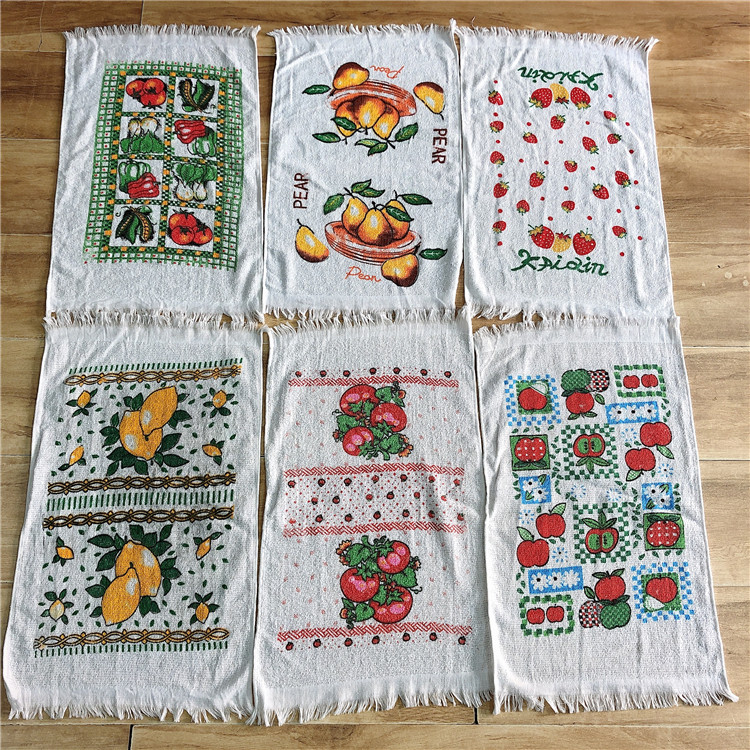 1424cotton cheap printed kitchen tea towel factory supply kitchen towel wholesale