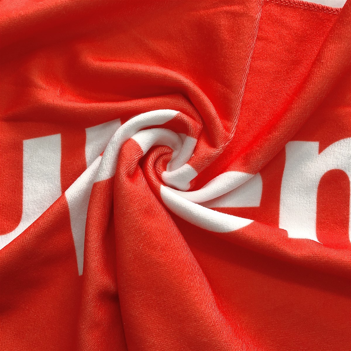 microfiber 100 polyester super soft printed sports towel beach towel customized logo