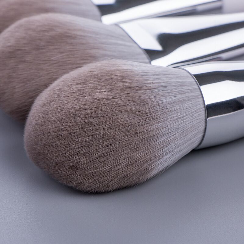 14pcs makeup brush set with pouch powder blush foundation eyeshadow eye brow lip with top grade MCF synethetic hair