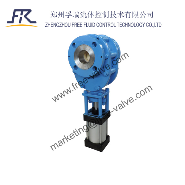 Pneumatic Ceramic Double Disc Gate Valve