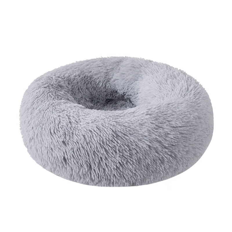 Popular Cat's Nest Dog House Spot Plush Round Dog Cushion Soft Deep Sleep Warm Winter Semi Enclosed Pet Cat's Nest