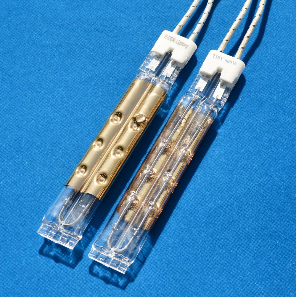 Short Wave Twin Tube Infrared Radiator Emitters For Industry Heat Process