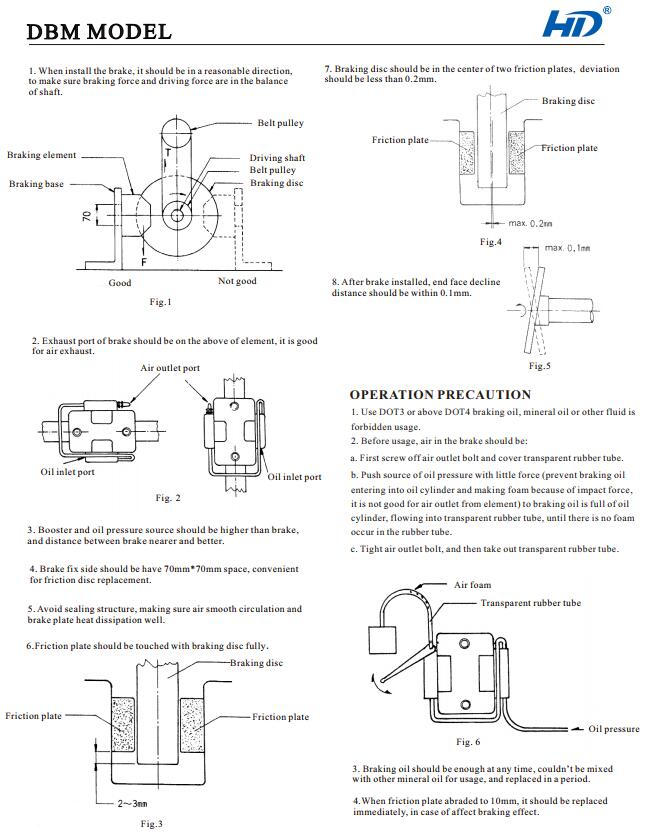 DBM hydraulic disc brake