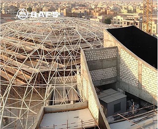 SAFS light weight and strong stability quality steel structure prefabricated coal storage system