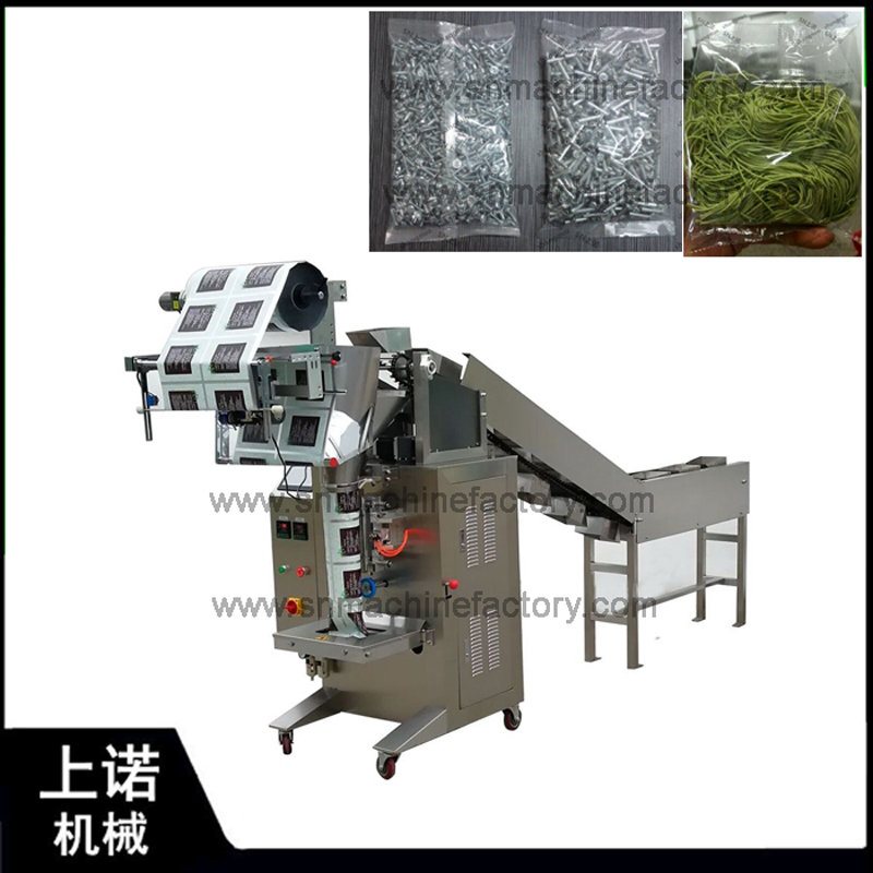 Semi Automatic Snack Food French Fries Cookies Chain Bucket Packaging Wrapping Machine