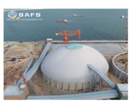 high strength light weight steel structure according to the load coal storage system