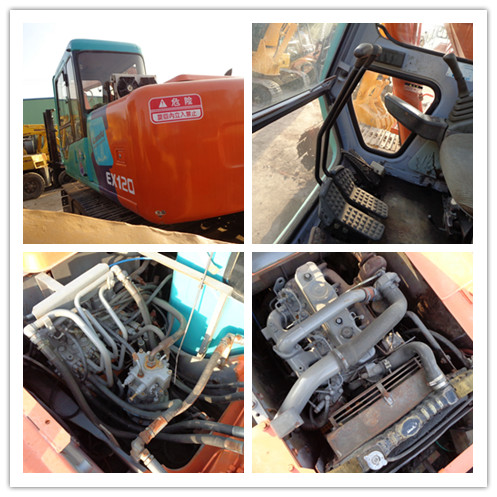 Used HITACHI EX120 crawler excavator on sale