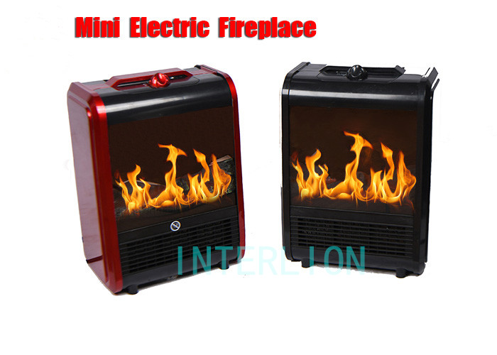 Portable electric fireplace heater