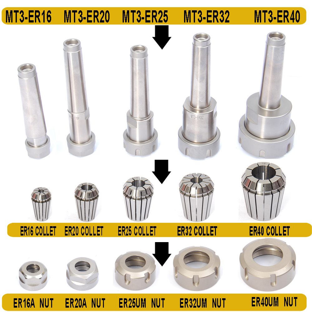 tool holder taper chuck MT2 ER25 collet chuck