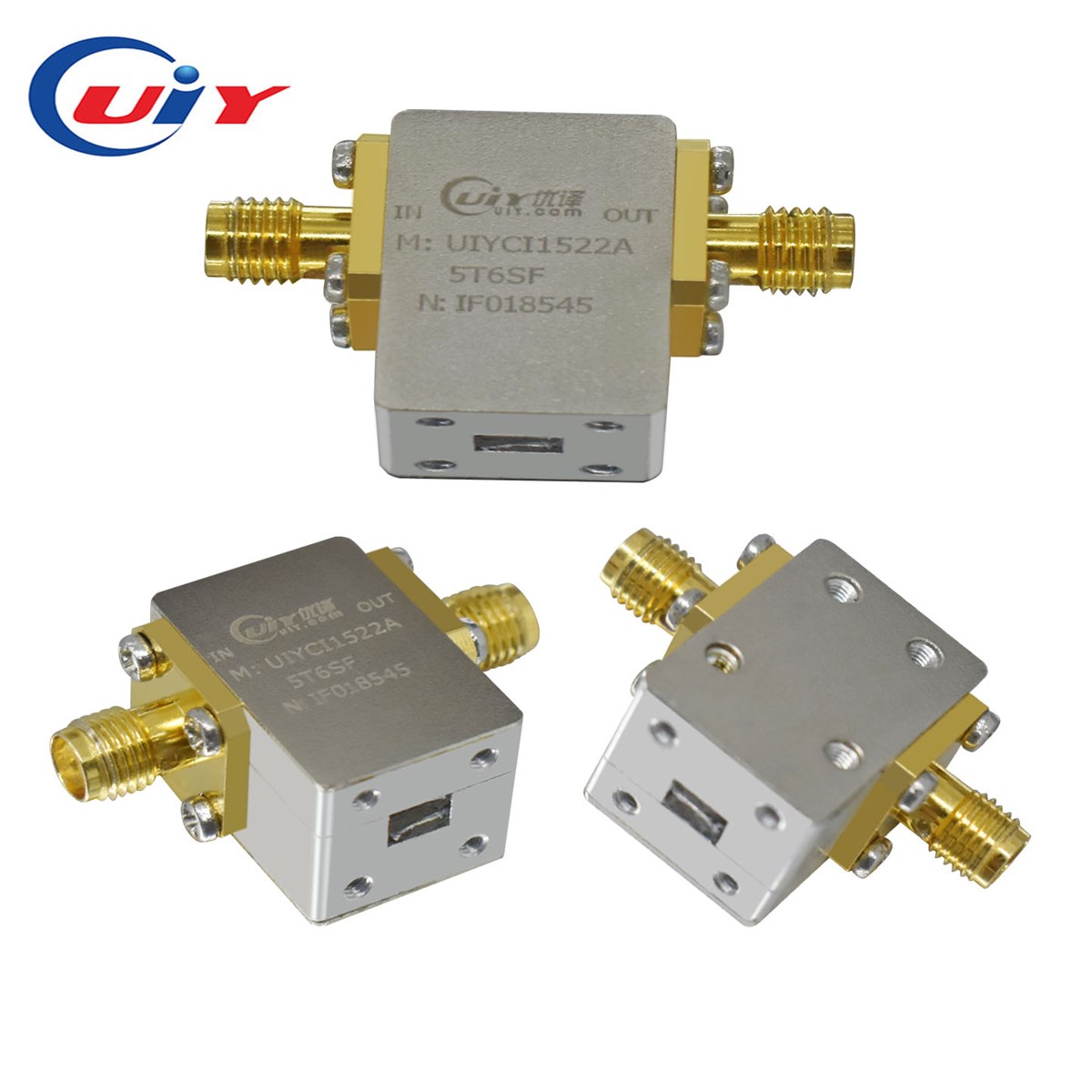 UIY Customized RF Coaxial Isolator 5g High Frequency 50 60 GHz