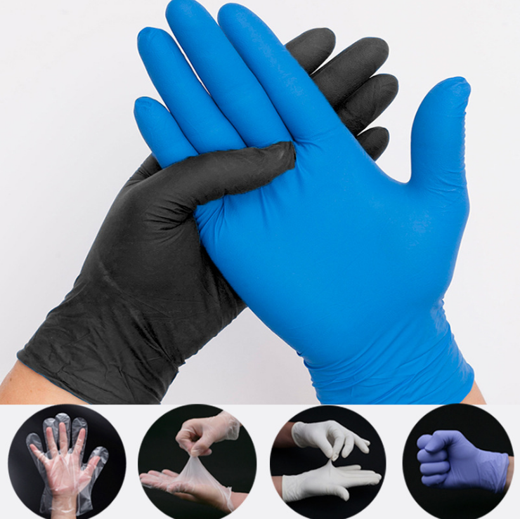 Own factory dispsoable medical Fda510K CE nitrile gloves best discount