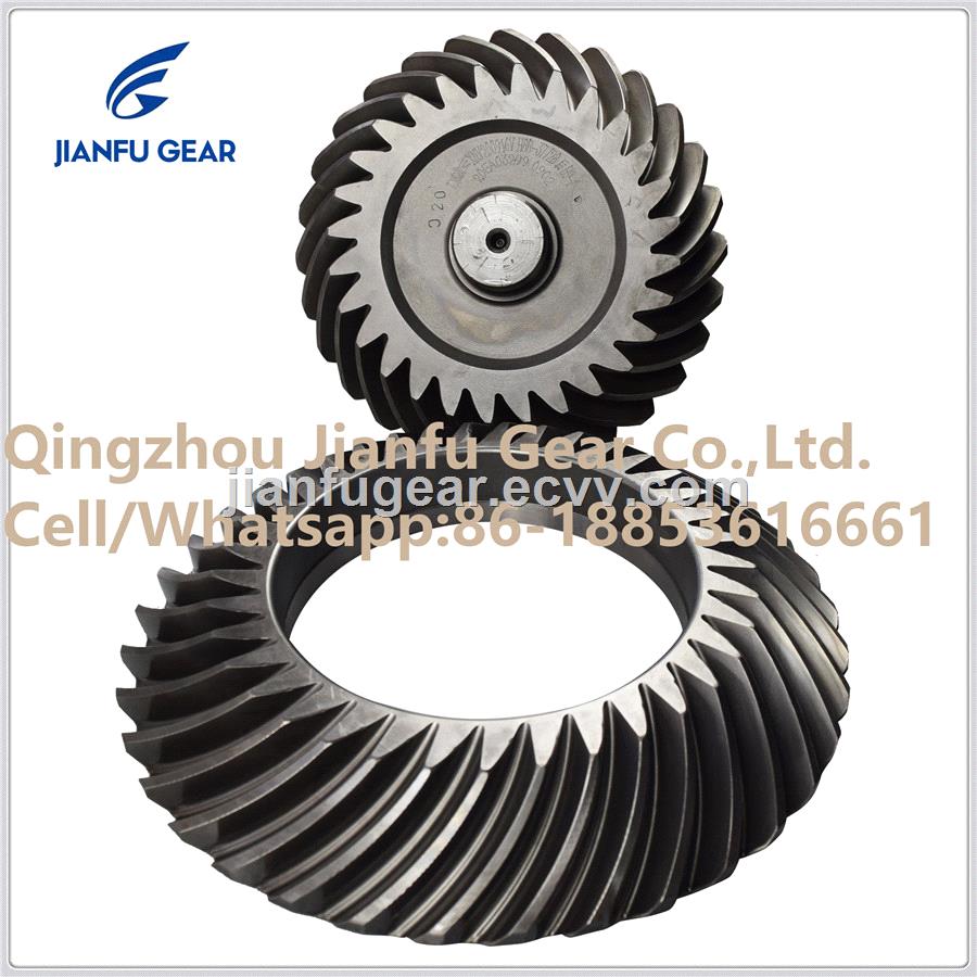 China High Speed Hypoid Crown Wheel and Pinion For Heavy Truck