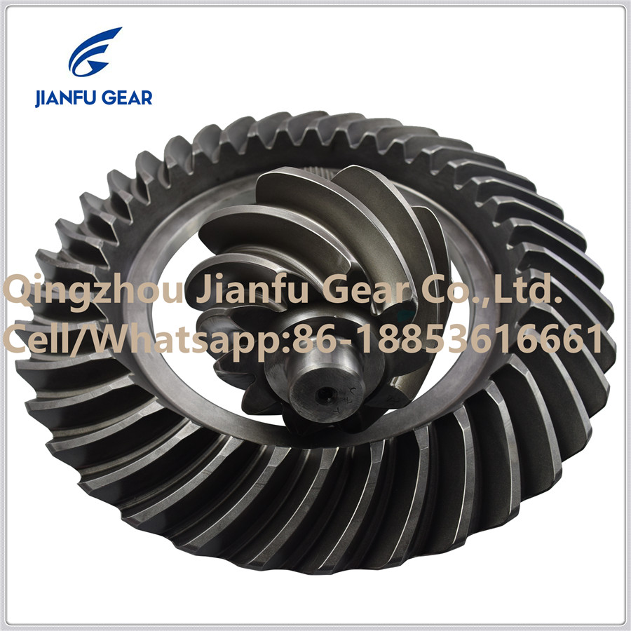 High Precision CNC Machining Steel Spiral Bevel Gear Set