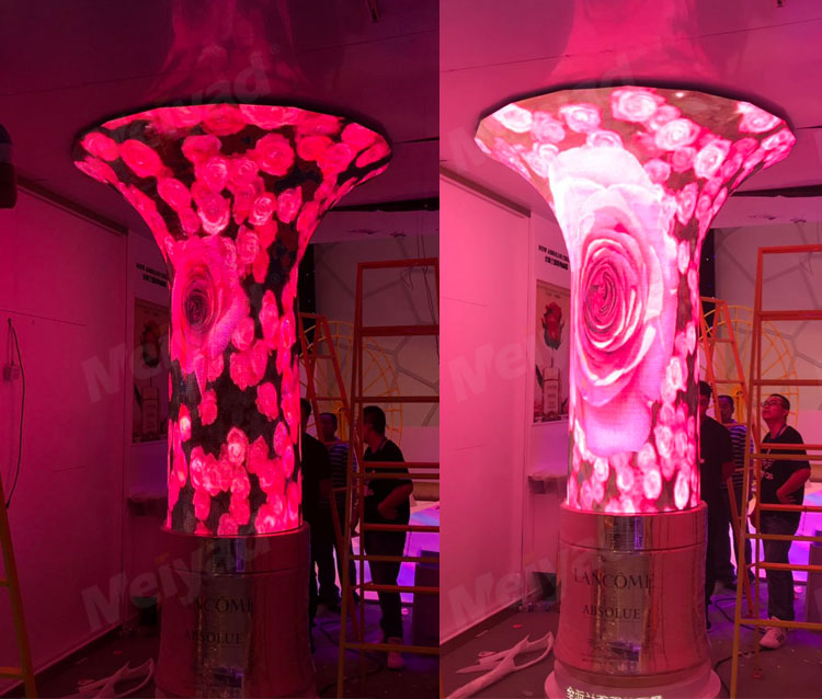 P4 Trumpet LED Display for Lancome Brand Shop