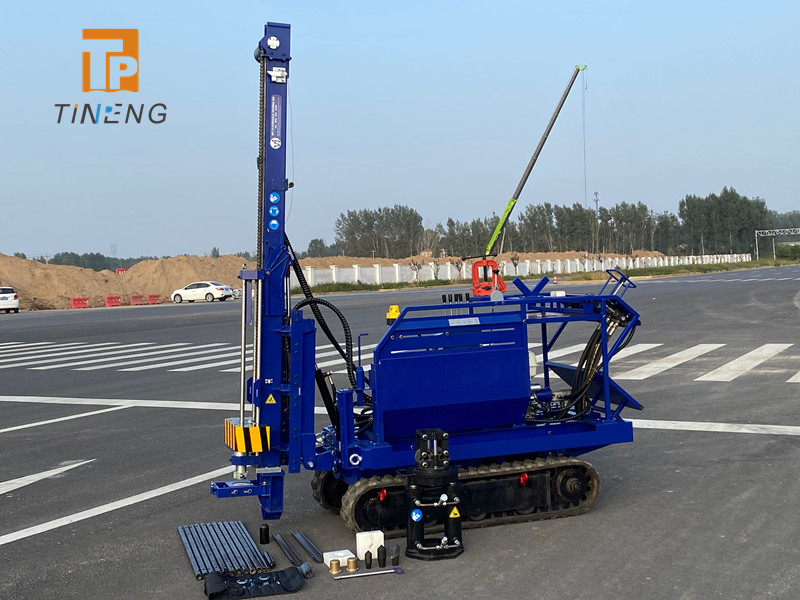 DPSH128635kg Dynamic Probing Rig DPLDPM Hydraulic Multifunctional soil Investigation Rigs on Crawlers