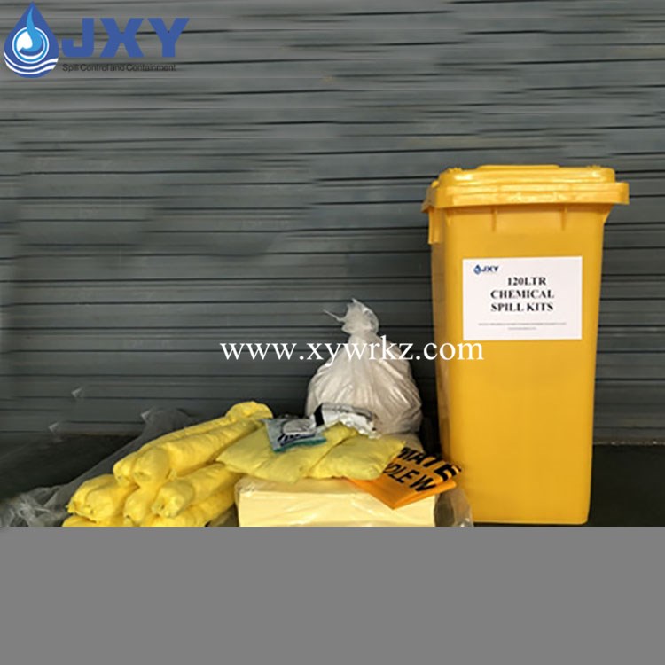 Chemical Spill Kit Wheelie Bin120LTR