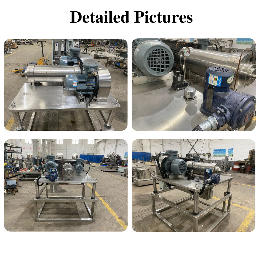 China Laboratory Horizontal Mini Decanter Centrifuge Used in Pharmaceutical