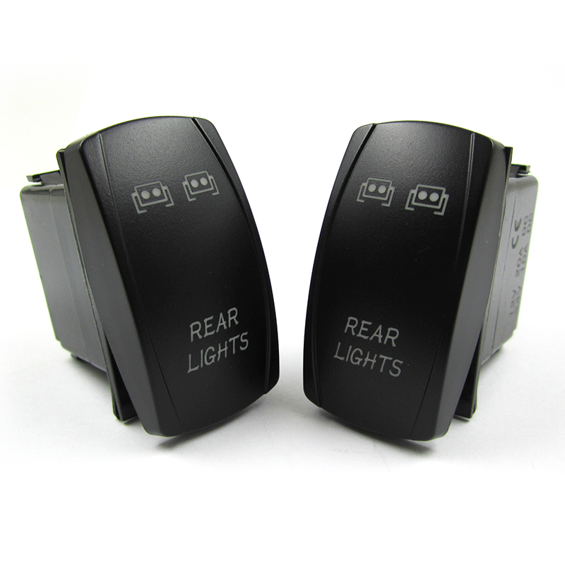Environmental Green led light bar ABS onoff and onoffon rocker switch With CE Certification