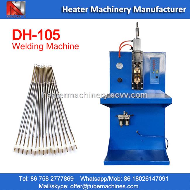 spot welder pin to coil for heaters making