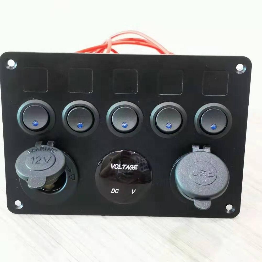 Fashion OEM Automobile Switch Combination Panel For Car Marine Boat Bus