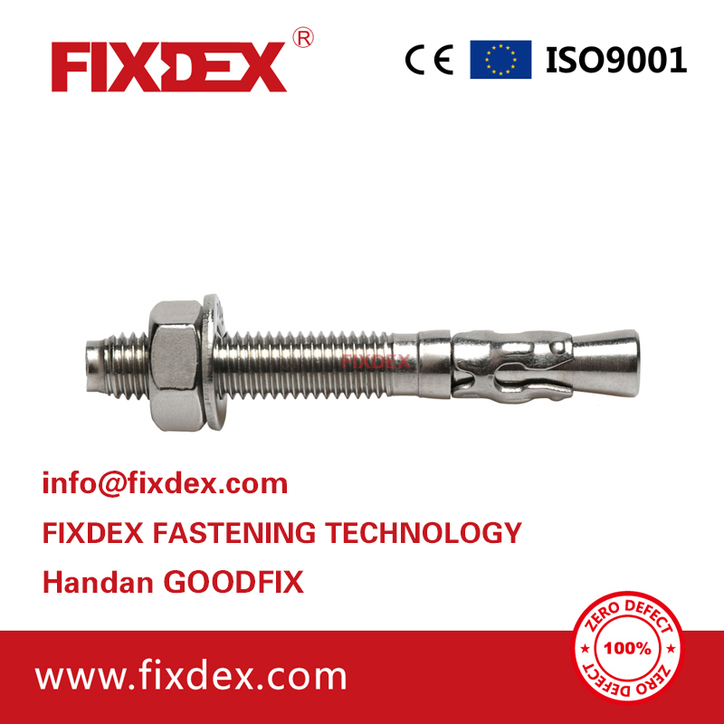 304 Wedge Anchor through Bolt Stainless Steel wedge Anchor and Expansion